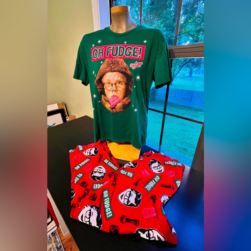 A Christmas Story “Oh Fudge” Pajama Set - Size Adult Large